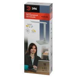 Настольный светильник ЭРА NLED-500-10W-W светодиодный белый