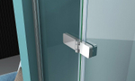 Душевая дверь BelBagno Kraft 90 KRAFT-B-12-60/30-C-Cr-L профиль Хром стекло прозрачное