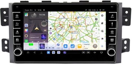 Магнитола для KIA Mohave 2008-2017 - Carmedia OL-9738 (кнопки и крутилки) Android 13, TS20, 6+128Гб, CarPlay, 4G SIM-слот