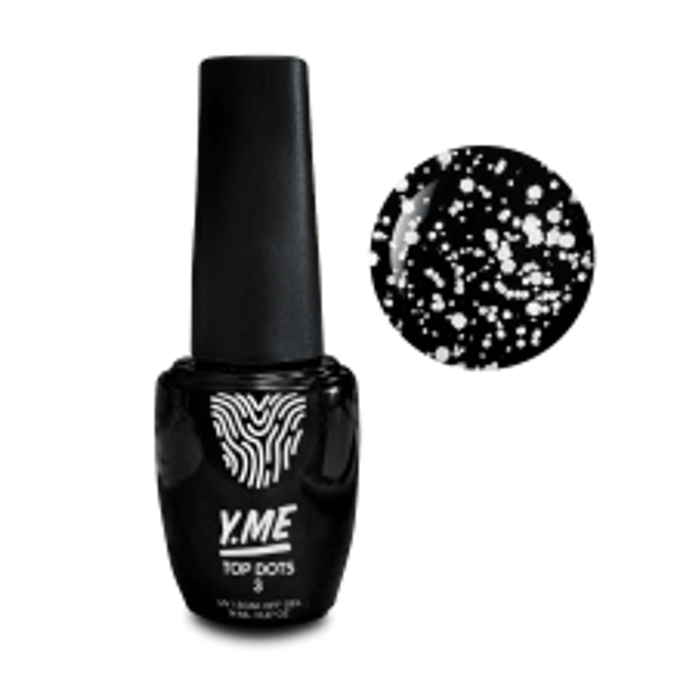 Y.me Top Dots 03 (белые шестигранники), 14 мл.