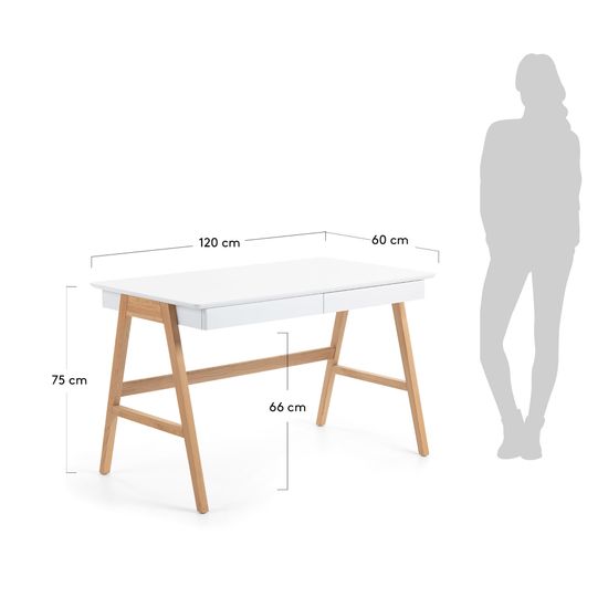 Стол письменный Ingo 120x60 белый Испания 
