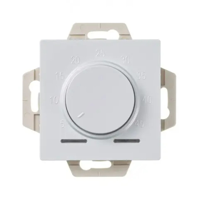 ATLASDESIGN ТЕРМОСТАТ электронный для теплого пола с датчиком, 10A, механизм, ЖЕМЧУГ