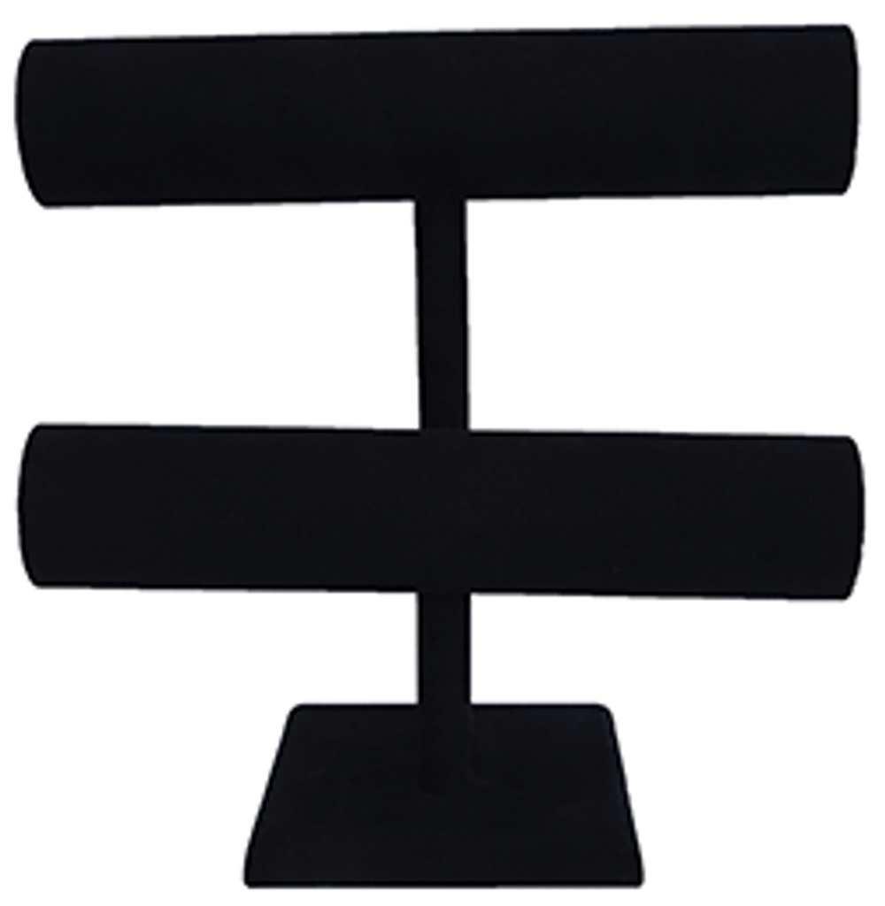 Подставка для браслетов/часов/Т-образная/2 валика d-50 мм./основание/Н-250 мм.