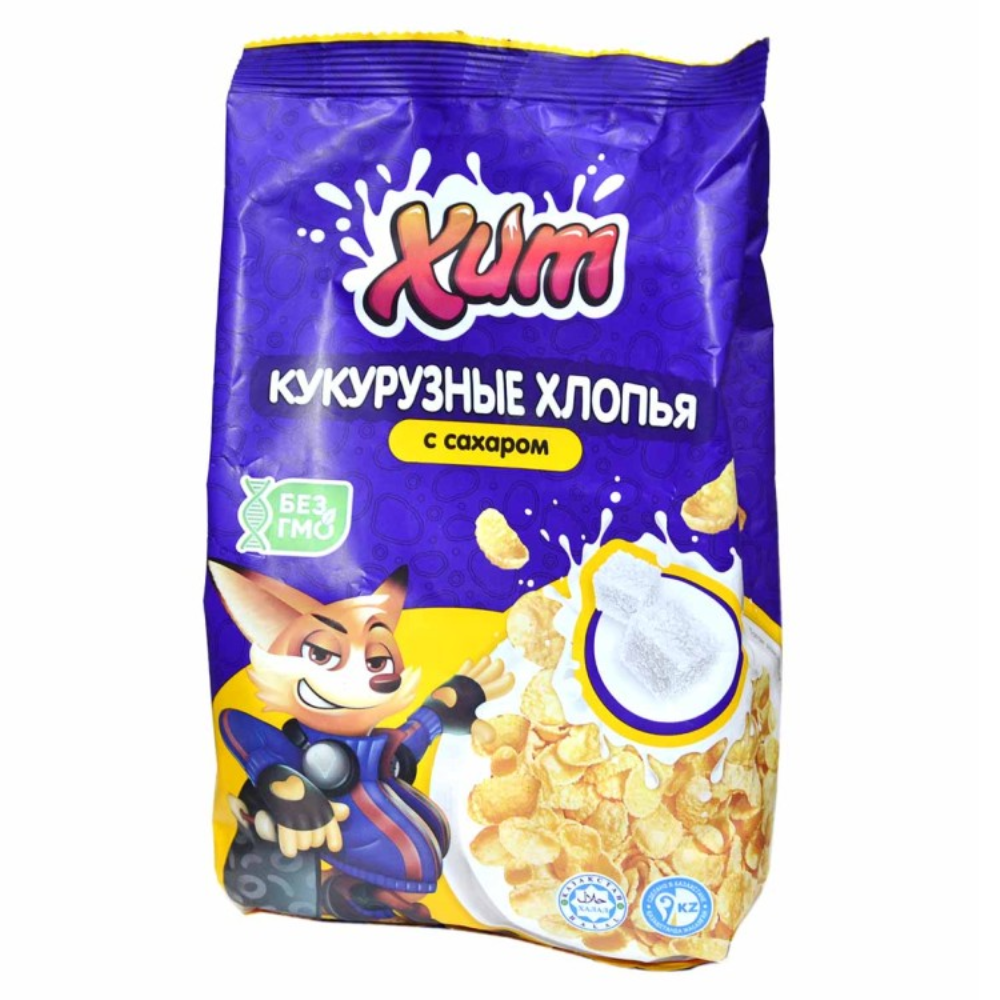 Завтрак Хит кукурузные хлопья с сахаром 150 гр