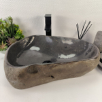 Раковина из речного камня RS-64865 56*41*15 0862