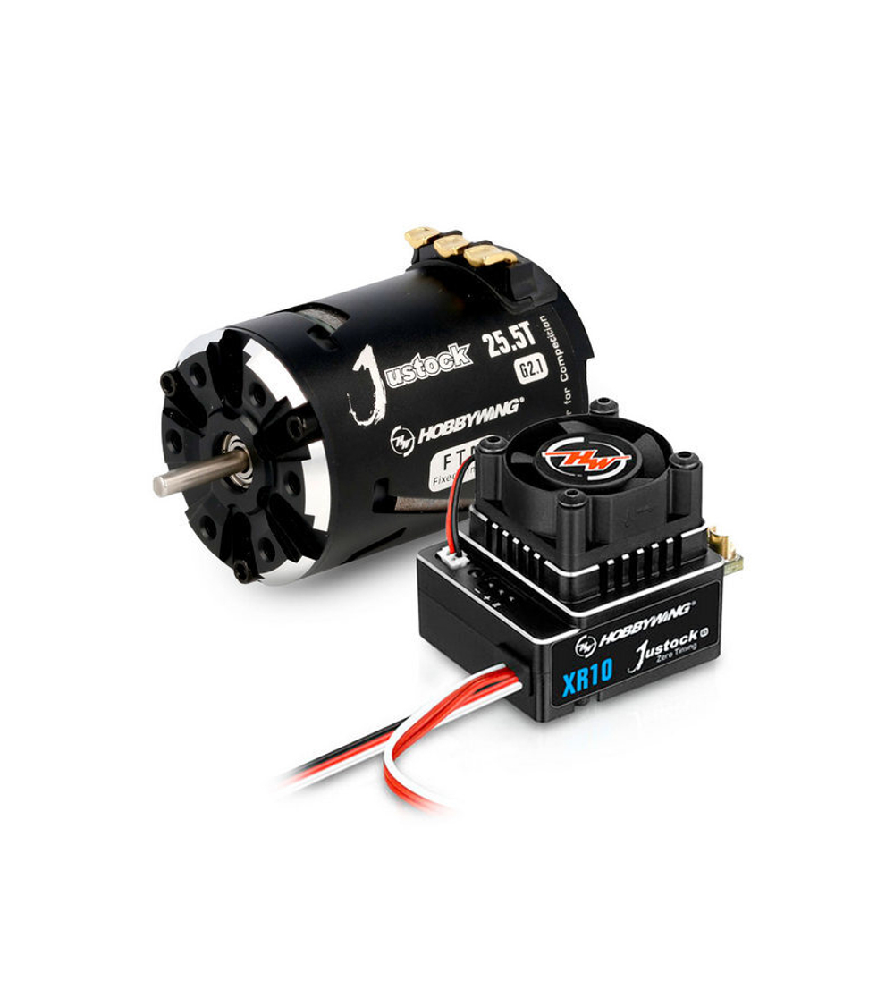 Бесколлекторная система Hobbywing COMBO-XR10-JS5-G3S-Black-G2.1 (1/10)