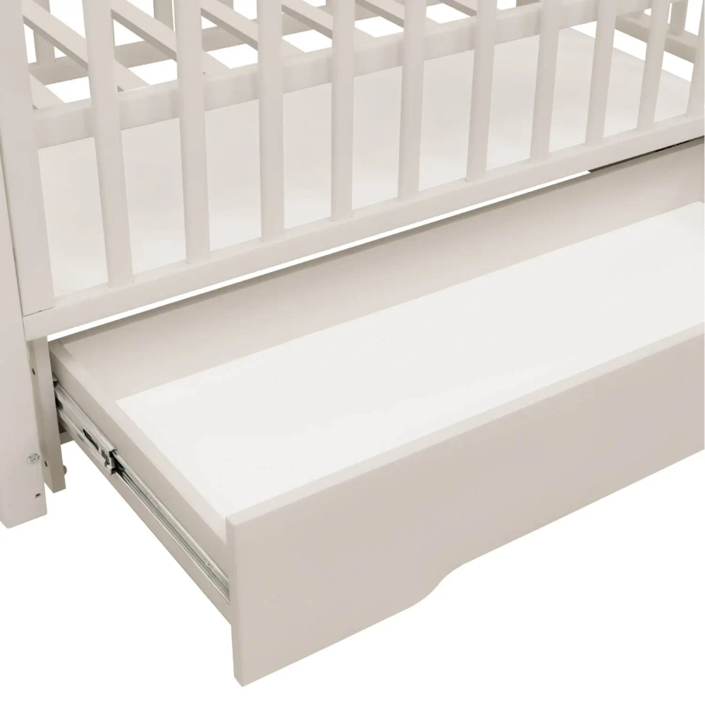 Кровать детская Indigo Norden маятник на колесах, ящик кашемир