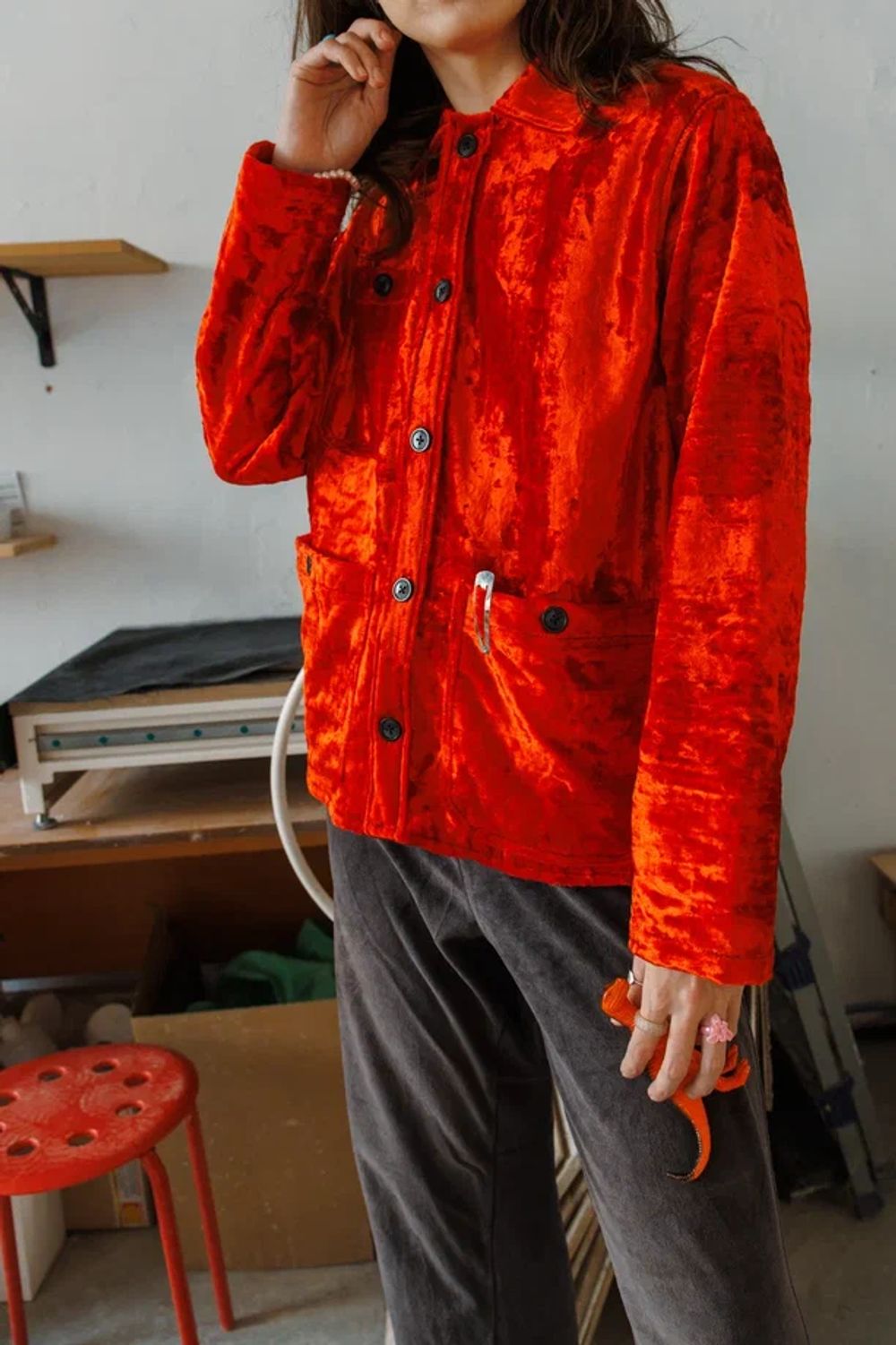 Куртка Soeurs рабочая 3 красная