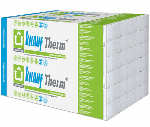 Плиты KNAUF Therm Теплая стена 1200x600x120мм