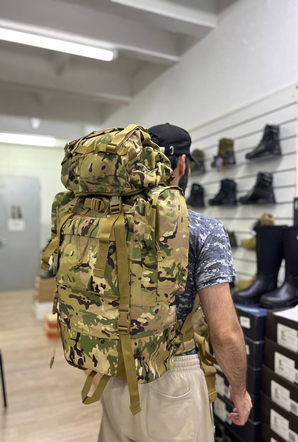 Тактический рюкзак 70л мультикам