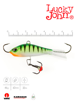 Балансир Lucky John BALTIC 6 с тр. 60мм/24 блистер