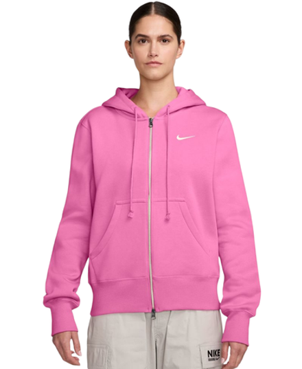 Женская теннисная куртка Nike Sportswear Phoenix Fleece - playful pink/sail