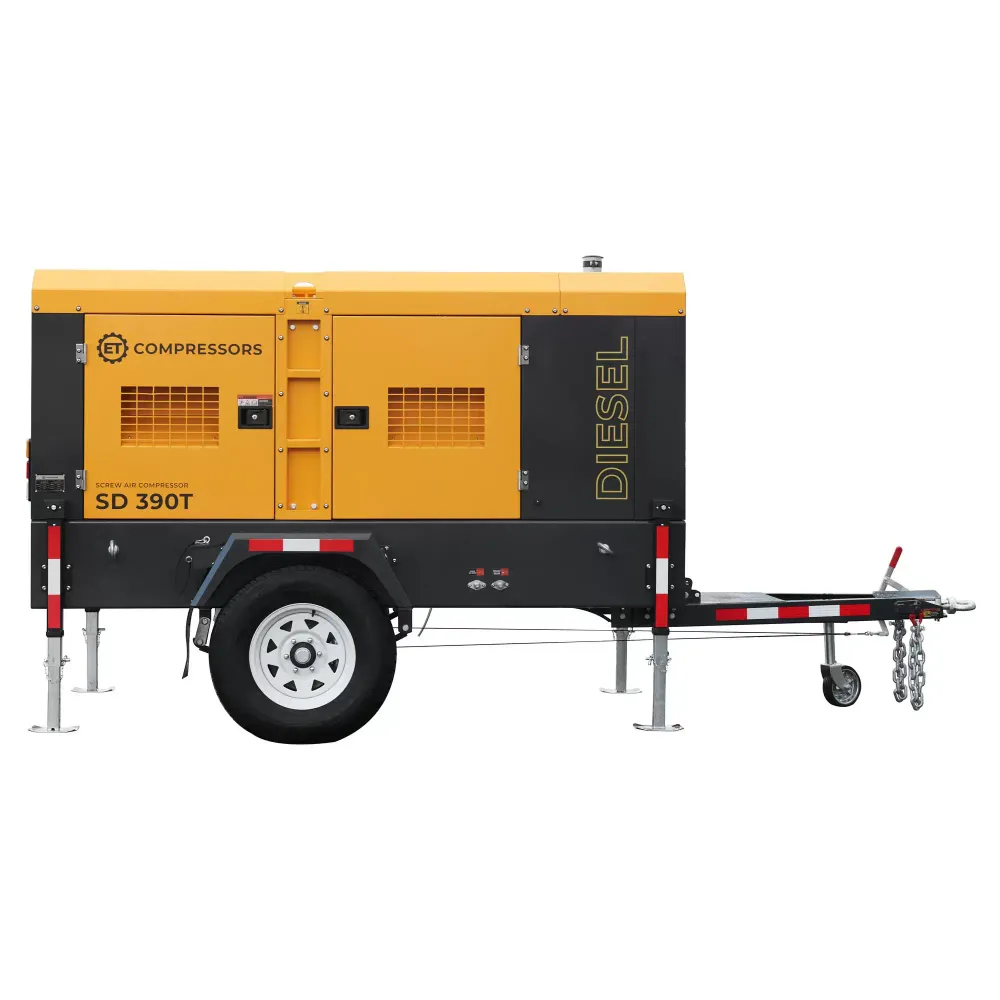 Передвижной компрессор ET SD-265T-8 на шасси