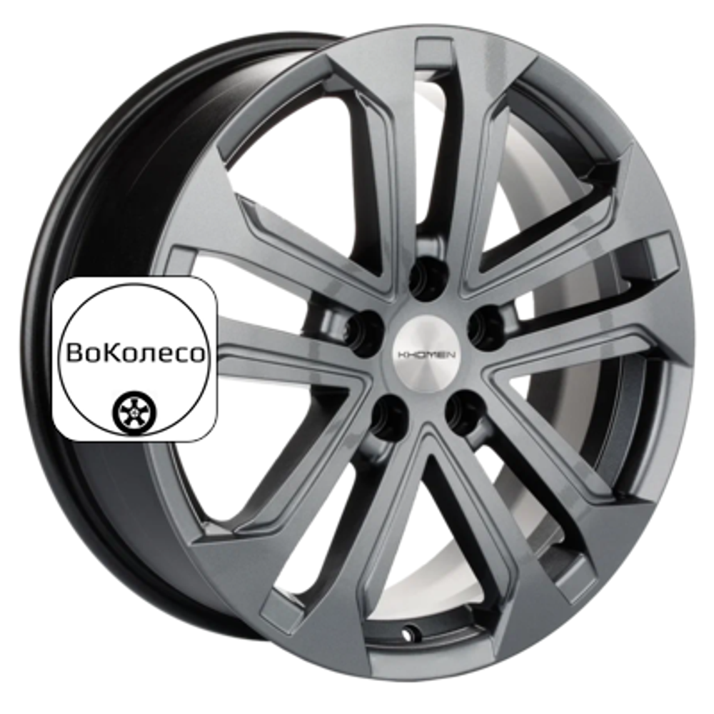 7x18/5x114,3 ET50 D54,1 KHW1803 (Coolray) Gray Khomen Wheels