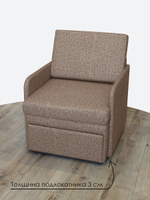 Кресло-кровать "Миник" с подлокотниками Rich Beige