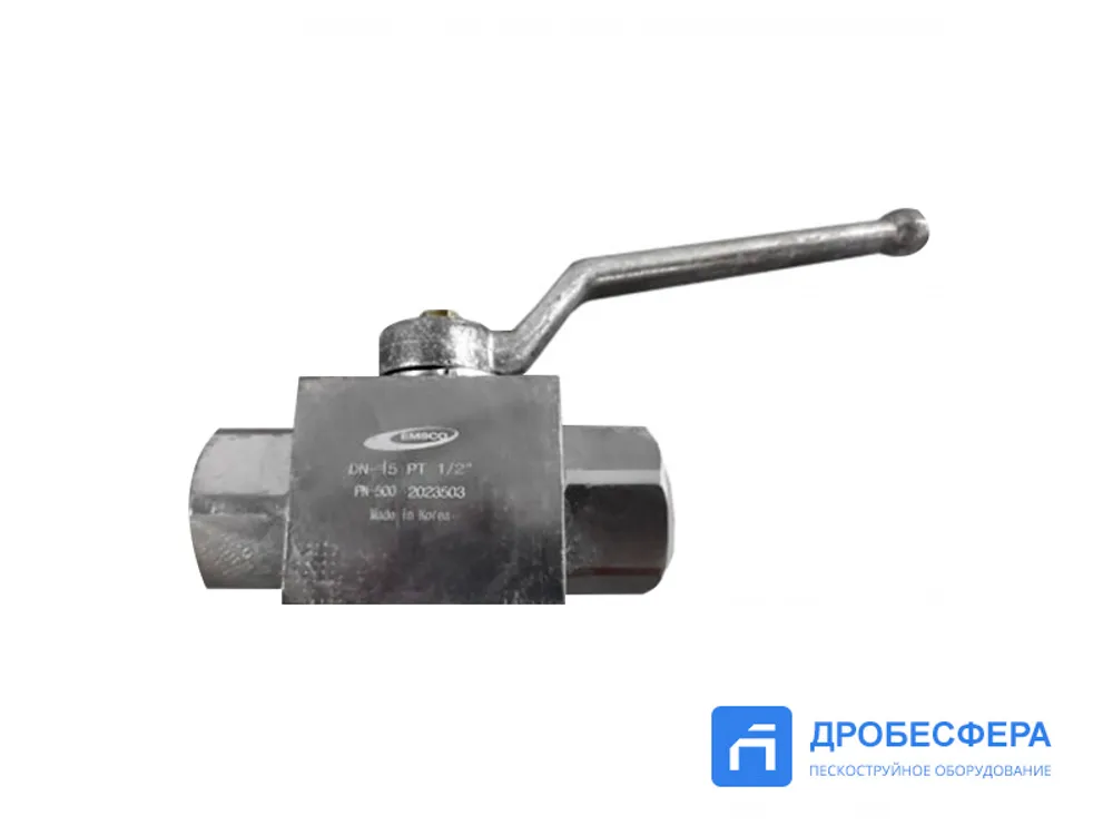 Кран шаровый 1/2" 500 bar SOTEX STX-BLH-12