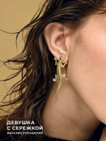 Сережки «Гекконы»