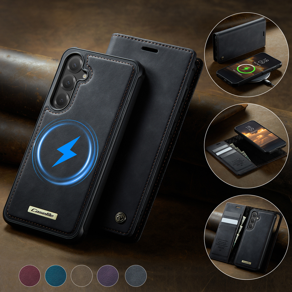 Чехол-кошелек CaseMe 2 in 1 MagSafe Samsung Galaxy S25