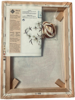 Набор для вышивания 30х40см набивная Канва Аида, рамка-дерево (Германия) с напечатанным рисунком , мулине, игла, инструкция