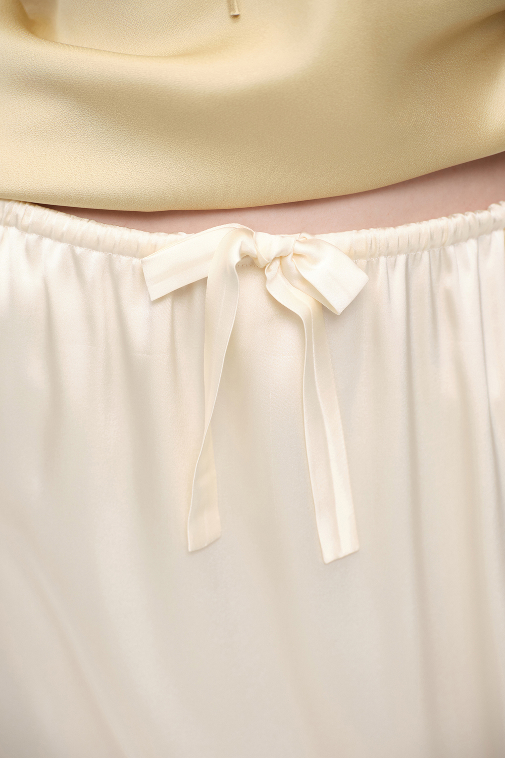 Юбка миди с кружевом (Sunday Skirt), молочная