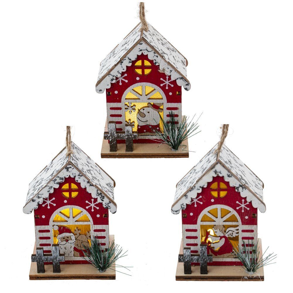 GAEM Изделие декоративное с подсветкой "Домик" (LR54х3), L7,5 W7 H9,5 см, 3в.