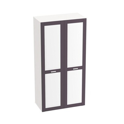 Шкаф 2-х дверный Соня, 520х1000х2004, Листв.сибирская/ Айс 06/ Лаванда