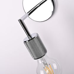 Бра Rh Utilitaire Single Sconce Silver By Imperiumloft