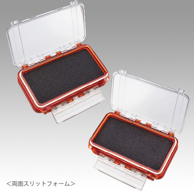 Коробка под приманки MEIHO WATERPROOF CASE WG-2 CLEAR ORANGE