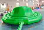 Надувное оборудование «Надувной живот» 3*3*1,2 м, зелёный