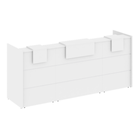 Onix Ресепшн O.R-K-16 Белый Бриллиант 2790*766*1187