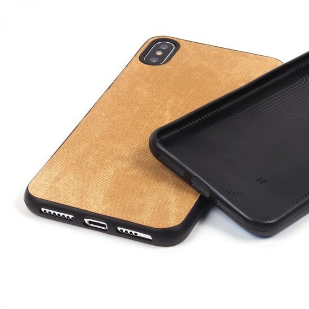 Чехол текстильный для iPhone XS Max, 010817 Сиреневый