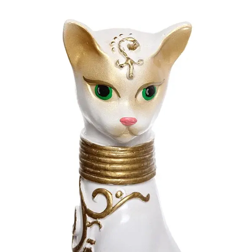 Статуэтка из гипса «Кошка Грация» 51см белая