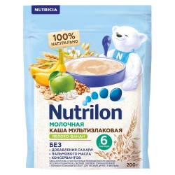 Каша Nutrilon мол Мультизлаковая Яблоко-банан 200г