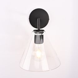 Бра Rh Utilitaire Funnel Shade Single Sconce Black By Imperiumloft