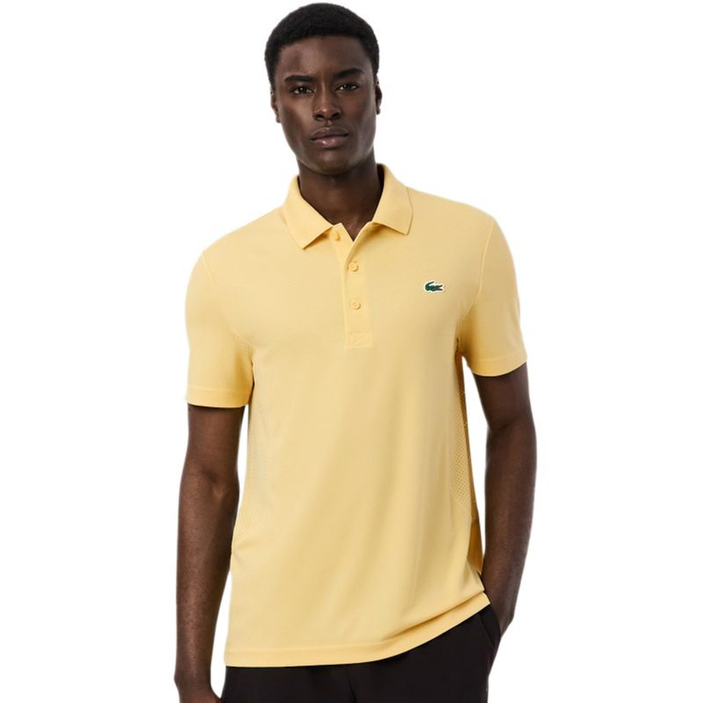 Теннисное поло Lacoste Tennis x Novak Djokovic - yellow