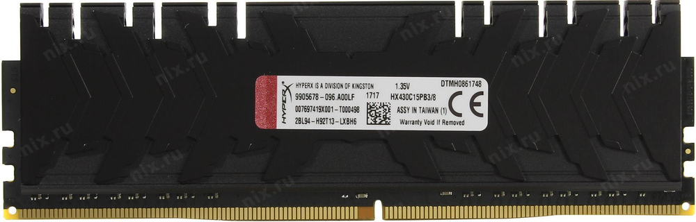 Модуль памяти Kingston HyperX Predator DDR4 DIMM 8Gb PC4-24000 CL15