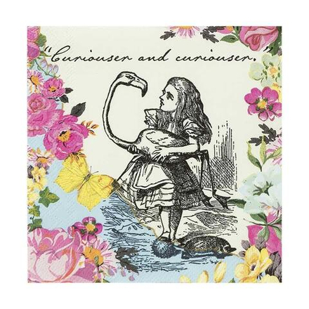 Салфетки маленькие "Алиса в стране чудес" 20 шт