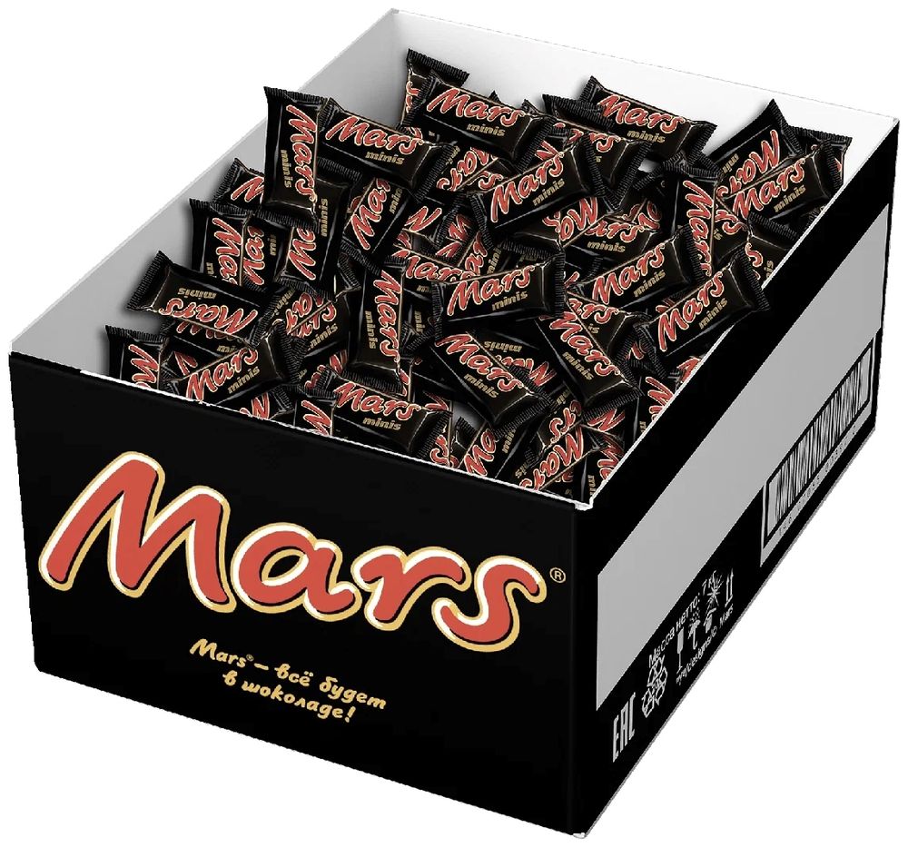 Шоколадные батончики Mars Minis 2,7 кг