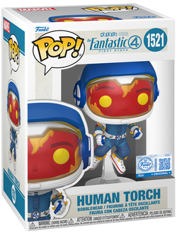 Фигурка Funko POP! Bobble Marvel Fantastic Four FF Human Torch (Exc) (1521) 85358
