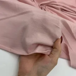 Хлопок кулирка пыльно-розовый 15*15 см