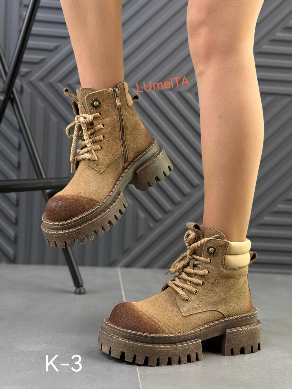 Ботинки нат. кожа по 6 пар (36-40)р./ K-3