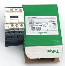 Контактор Schneider Electric 3P LC1D12BL 5,5 kW/400v, 25a, 24v DC, 2.4w, TeSys- 036146 c LAD4TBDL