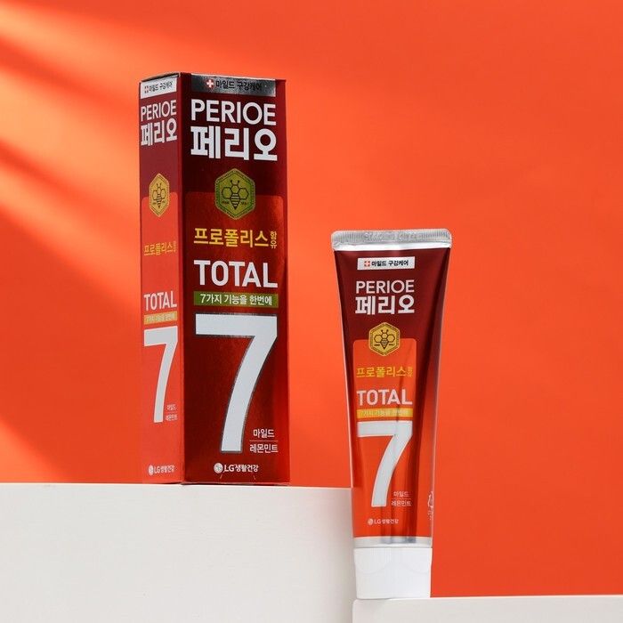 Perioe Total 7 sensitive зубная паста комплексного действия со вкусом мягкой лимонной мяты  120 г