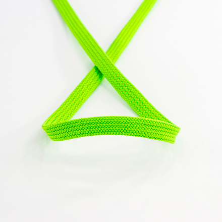 Шнур PEGA плоский, полиэстровый, цвет ярко-зеленый, 10 мм, 25 м (10013160/150223/3069969/1_Чехия)