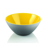Салатник my fusion, ?20 см, серо-желтый