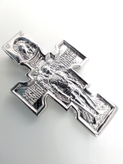 Ювелирный крест "Эстерелла", родированное серебро, 925 проба/Ф