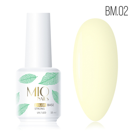 Камуфлирующая База MIO NAILS COLOR "MARSHMALLOW" № 02, 15мл.