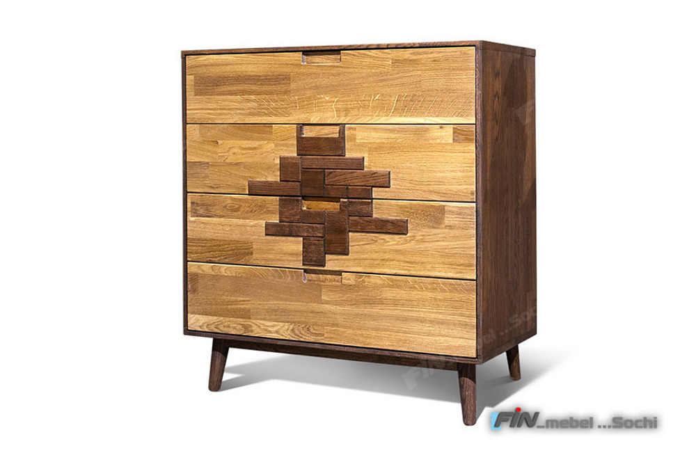 арт. 5045 ДУБ Комод "Irving Design" 1 ШхВхГ: 800х845х450