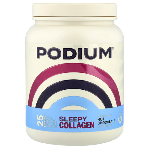 Podium Nutrition, коллаген для сна, со вкусом горячего шоколада, 633 г (1,39 фунта)