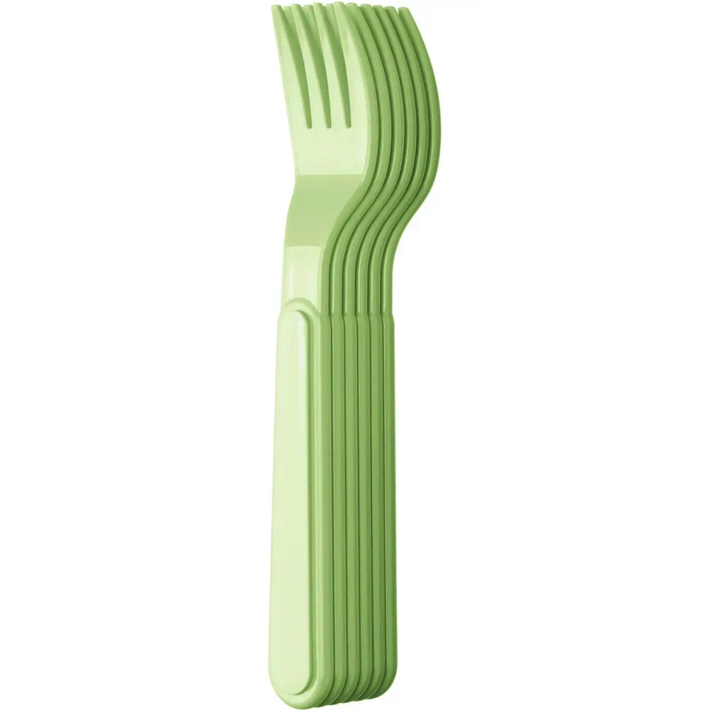 Набор вилок 6шт салатовый